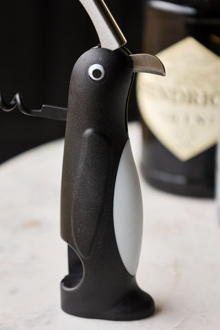 Close-up image of the Penguin Bottle Opener