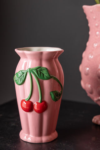 Detail image of the Pink Cherry Vase