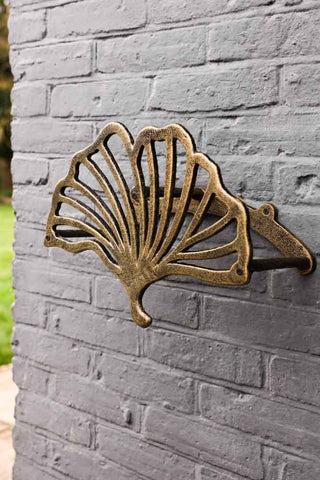 Lifestyle image of the Pretty Antique Brass Hose Holder