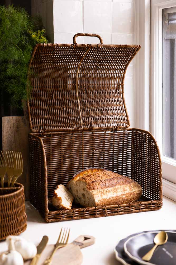 Rattan Style Bread Bin Rockett St George rattan-style-bread-bin-rockett-st-george