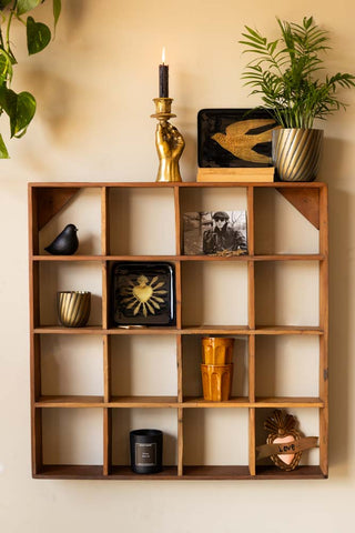 Lifestyle image of the Reclaimed Wood Shelf
