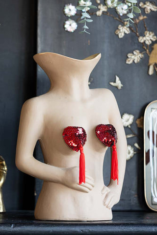 Image of the colour of the Red Heart Sequin Nipple Tassels