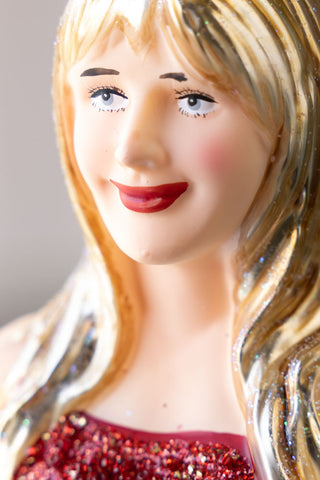 Close-up image of the Sabrina-Inspired Christmas Tree Decoration