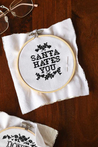 Image of the Santa Hates You Sewing Kit