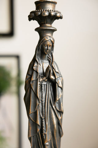 Image of the finish on the Santa Maria Candle Holder