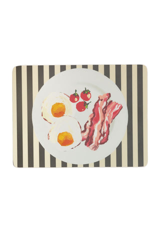 Cutout image of one of the Set Of 2 Breakfast Placemats on a white background.