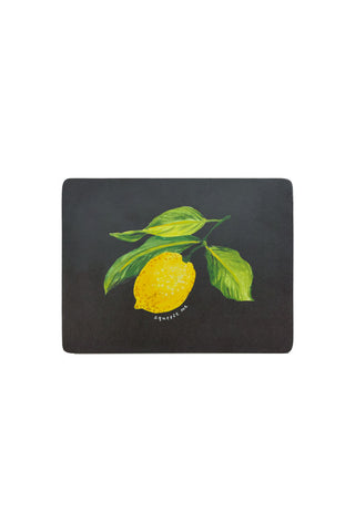 Cutout image of the Lemon Placemat on a white background.