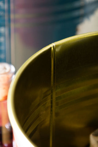 Close-up shot of the top/inside of one of the Set Of 2 Passata Storage Tins - Large.