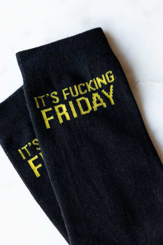 Close-up image of the Set Of 5 Fucking Days Of The Week Socks