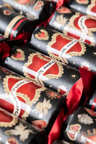 Close-up image of the Set of 6 Rockett St George Luxury Milagro Christmas Crackers