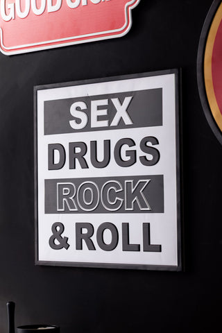 Image of the Sex, Drugs, Rock 'n' Roll Sign