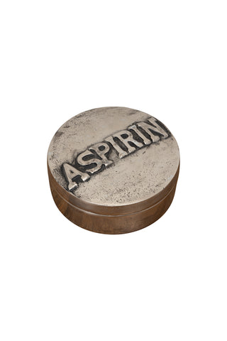 Image of the Silver Aspirin Trinket Box on a white background
