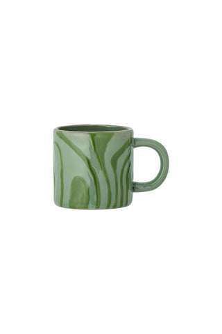Cutout image of the Small Green Abstract Marble Mug