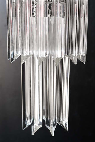 Detail image of the Tiered Crystal Chandelier