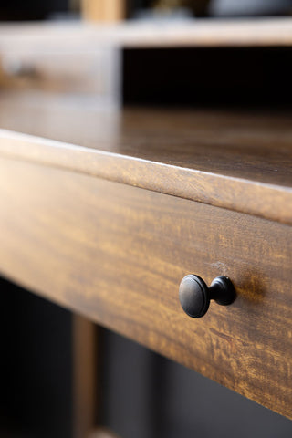 Image of the handle for the Beauvoir Wooden Desk With 3 Drawers