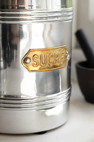 Detail image of the Vintage-Style Sucre' Sugar Tin
