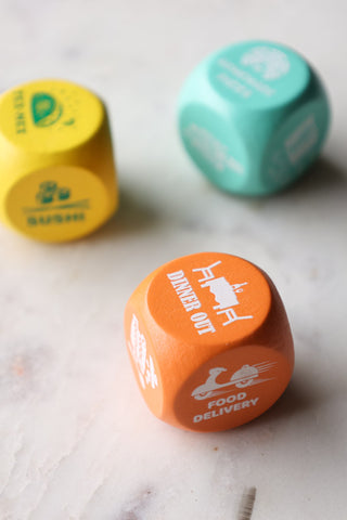 Detail image of the What To Eat Decision Dice Set