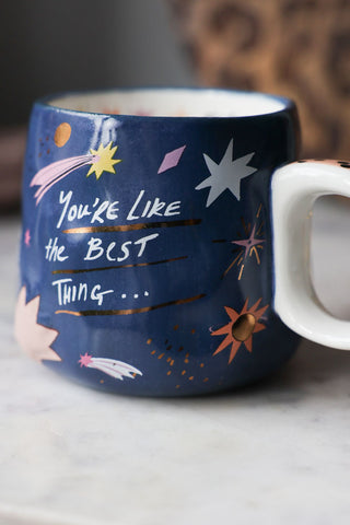 Lifestyle image of the You're Like The Best Thing Mug