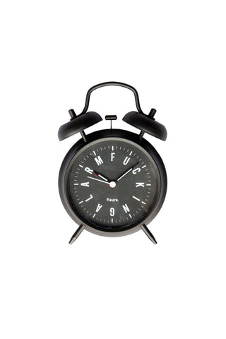 Image showing cutout of fucking alarm retro alarm clock on a white background. 
