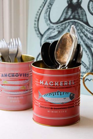 Lifestyle image of the Set Of 2 Fish Storage Tins