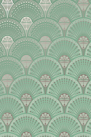 Image of the Divine Savages Deco Martini Copper Patina Wallpaper