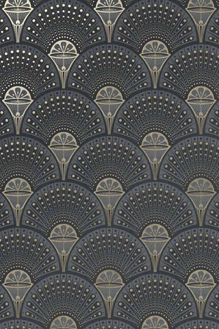 Image of the Divine Savages Deco Martini Smokey Gold Wallpaper