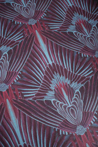 Detail image of the Divine Savages Gershwing Macaw Wallpaper