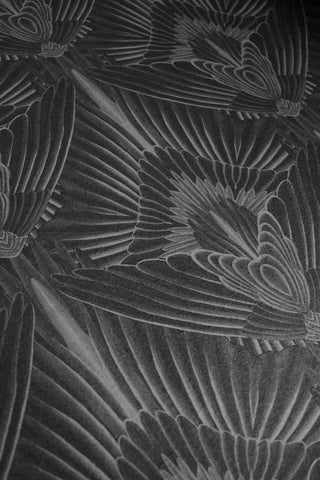 Detail image of the Divine Savages Gershwing Raven Wallpaper