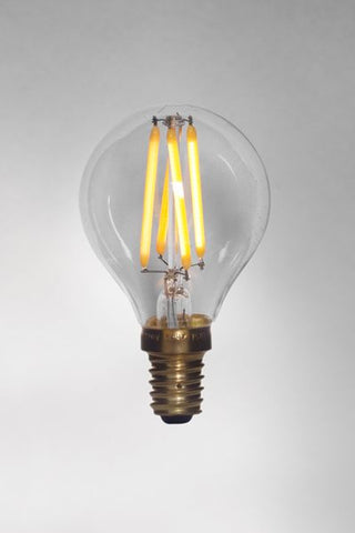 detail image of E14 3W LED Low Light Pluto Bulb on white surface background