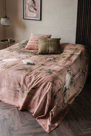 Image of the Cedomin Quilt Tapestry Throw In Rose