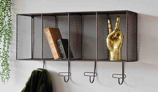 Landscape image of the Pigeon Hole Wall Unit With Hooks