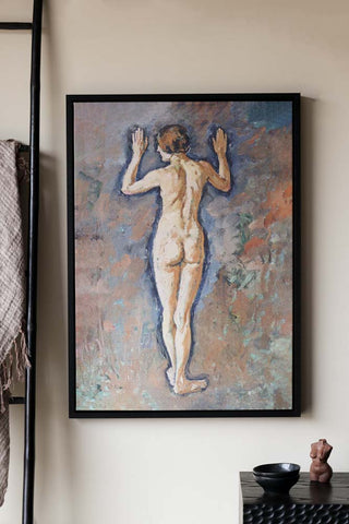 Lifestyle image of the Abstract Nude Canvas - Framed