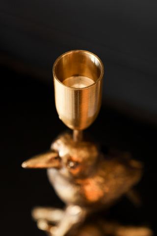 Image of the finish for the Beautiful Bird Candle Holder