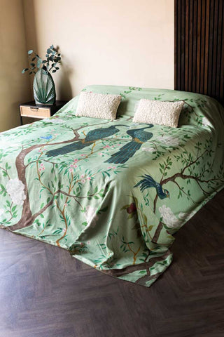 Image of the Cedomin Quilt Tapestry Throw In Mint