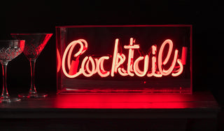 Landscape image of the Cocktails Neon Light Box