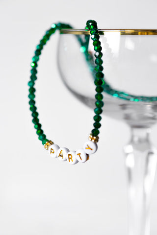 Image of the Dark Green Party Necklace