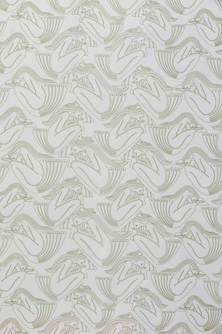 Image of the Rockett St George Deco Nymph Parchment Wallpaper