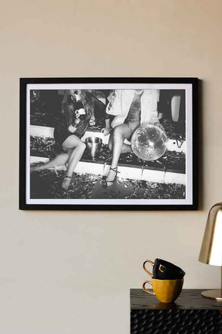 Image of the Disco Legs Art Print - Framed