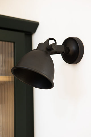 Close-up image of the Fabulous Wall Light - Black