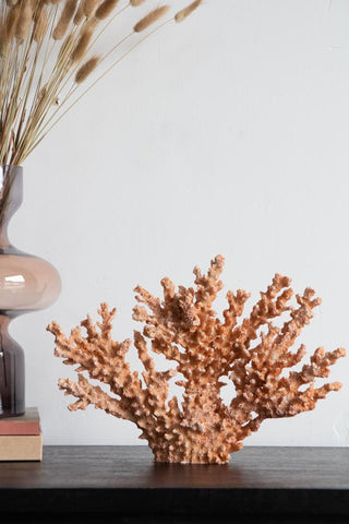 Lifestyle image of the Faux Coral Ornament