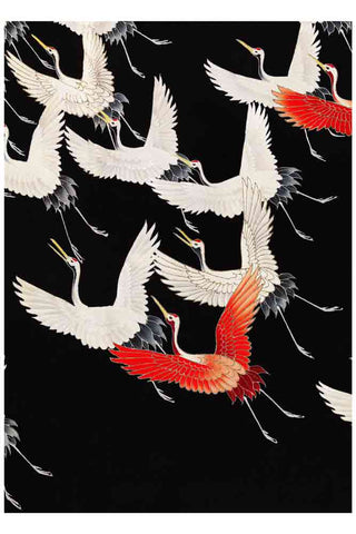 Image of the Flying Cranes Art Print - Unframed