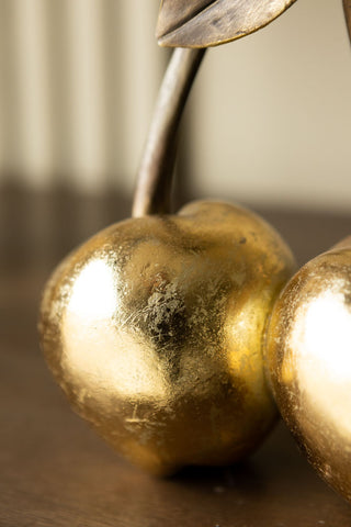 Detail image of the Golden Cherries Ornament