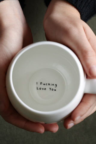 Image of the message inside the Hidden Message I Fucking Love You Mug