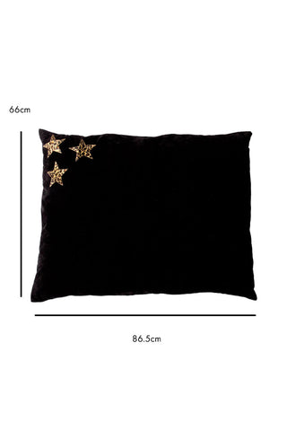 Dimension image of the Leopard Stars Dog Bed - Medium