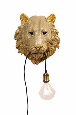 Image of the Lion Head Wall Light on a white background