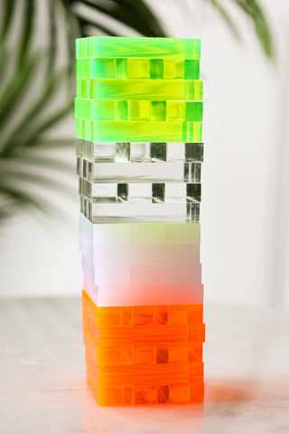 Image of the Mini Multicoloured Jumbling Tower Game