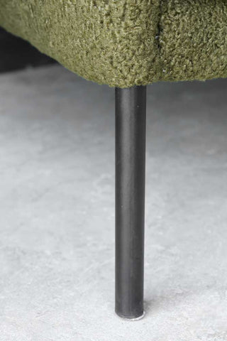 Image of the leg for the Olive Chunky Boucle Armchair