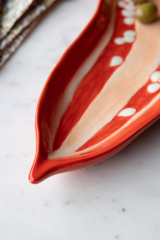 Image of the colour for the Red Chilli Serving Plate