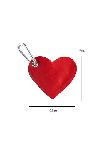 Dimension image of the Red Heart Dog Poo Bag Pouch