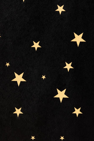 Close-up image of the Rockett St George Starry Skies Black Wallpaper